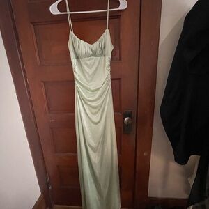 Elegant Green Evening Dress